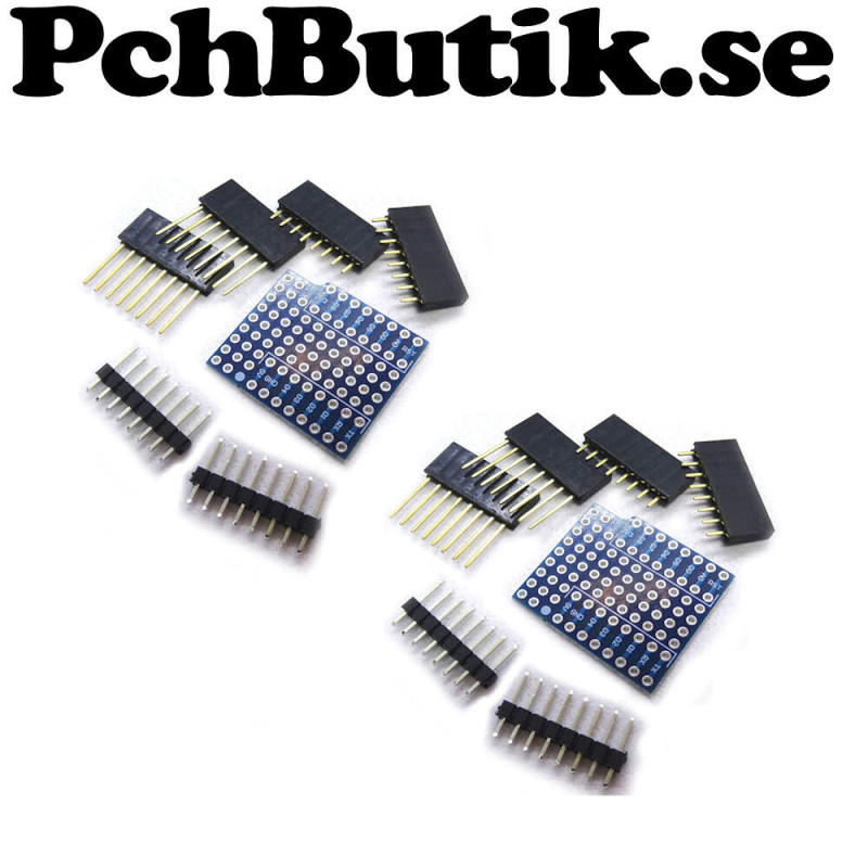2st. Wemos prototyp exepriment kort D1