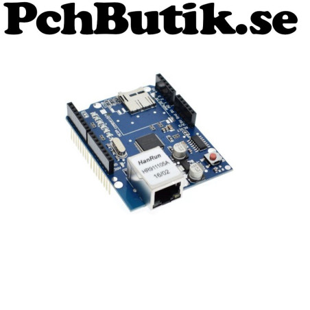 W5100 Ethernet development board with network connectivity