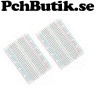 2-Pack Kopplingsdäck Breadboard Protoboard 400 punkter