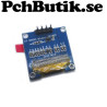 OLED display 0.96 tum, med blåa pixlar. 128x64 pixlar