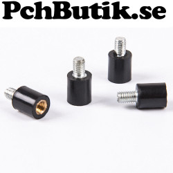 M3 male to female rubber damper for RC and drones Vibration damping rubber pillar with M3 thread