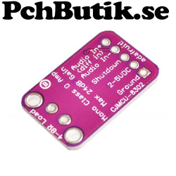 Förstärkare PAM8302. 2.5 Watt Mono 4-8 Ohm, Class D
