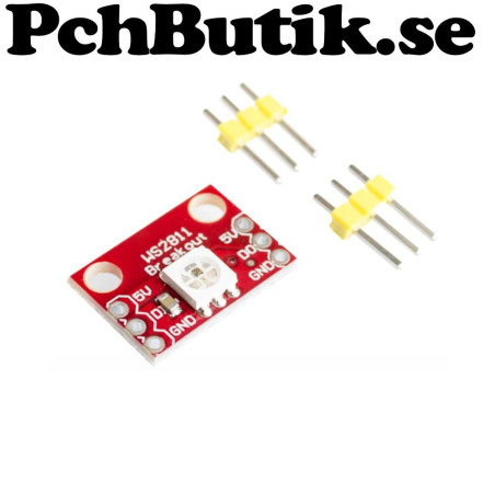 WS2812 RGB LED module with single wire interface