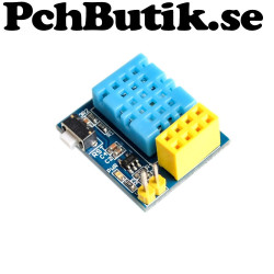 DHT11 temperature and humidity module for ESP 01 WiFi