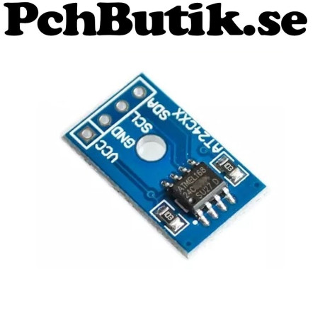 AT24C256 I2C minnesmodul med adressering
