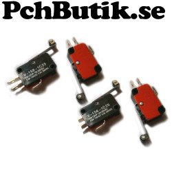 4 st Standard micro strömbrytare. Passar lite här och var.