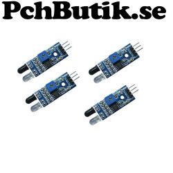 4-Pack Obstacle Infrared hinder Optisk kännare