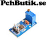 NE555 pulsgenerator med justerbar frekvens