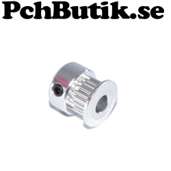 Kuggremsdrev för GT2 kuggrem 20 tänder. För axel 6mm. MEK 3DP