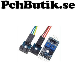 2 kanal spår optisk sensor modul med justering