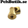 Mini universalkoppling mässing 3 mm till 3 mm axel