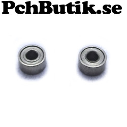 MR52ZZ miniatyr kullager 2 x 5 x 2.5 mm stållager