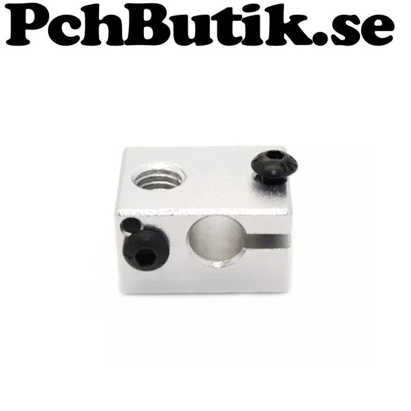 Aluminium värmeblock för 3D skrivare E3D V6 hotend