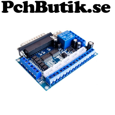MACH3 5 axis CNC controller board with optocoupler isolation