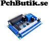 MACH3 5 axis CNC controller board with optocoupler isolation