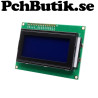 1604 16x4 LCD display med blå bakgrundsbelysning