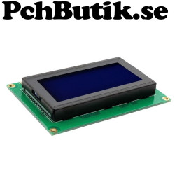 1604 16x4 LCD display med blå bakgrundsbelysning