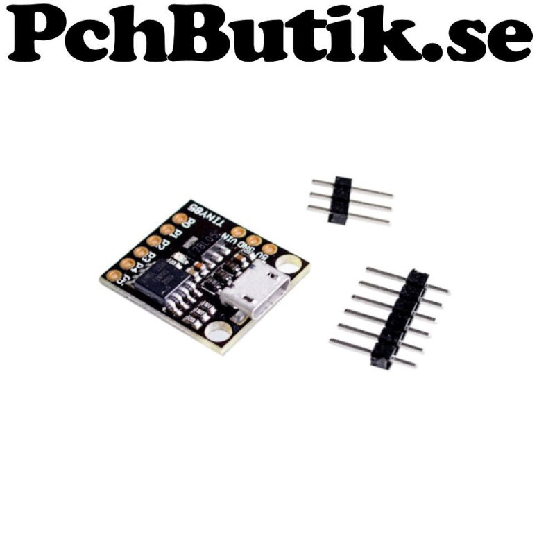 Tiny85 med BootLoader och USB. Tiny85 med BootLoader och USB.