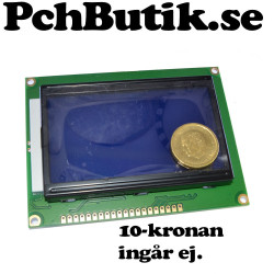 128x64 LCD 5V blue 12864 LCD ST7920