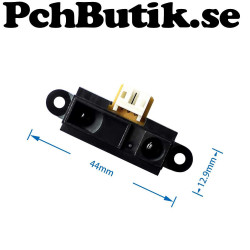 Avståndsmätare med IR-ljus, analog ut. Passar Arduino