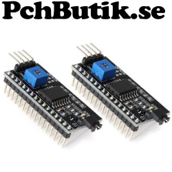 För drivning av LCD-Display HD44780 & 1602, 2-Pack