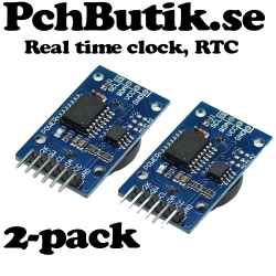 FUNKAR INTE, En extremt noggrann realtids klocka DS3231 (RTC) I2C, passar Arduino