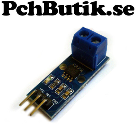 Mäter Ampere och förbrukning ACS712. Volt signal ut. Max 5A