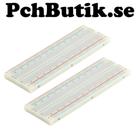 2 st Kopplingsdäck Breadboard Protoboard 830 punkter