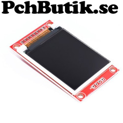Fullfärgs skärm, display TFT LCD och SD-läsare, passar Arduino.