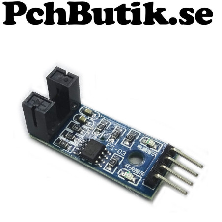 Optisk läsgaffel modul med OP IC.