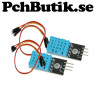 2 st Temperatur- o fukt-mätare. Digital data. Passar Arduino. DHT11