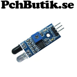 Optisk IR hinder kännare, digital utgång. Passar Arduino
