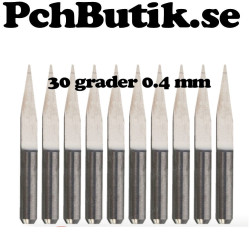 Gravyrbits 0.4 mm spets 30 graders vinkel