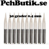 Gravyrbits 0.4 mm spets 30 graders vinkel