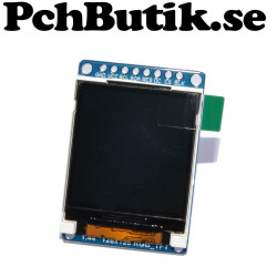 1.44 tum, fullfärgs skärm 128x128 pixel
