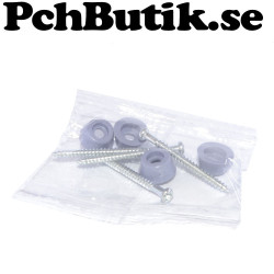 Inbyggnadslåda i plast med frontpanel