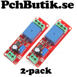 2-Pack. Tidrelä, Aktiv i viss tid. Timer 12 Volt TMR10