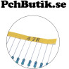 600st Motstånd i kit. 1/4W metal film resistor 30 olika 20 av varje.