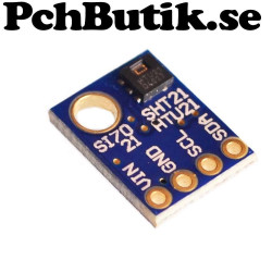 Fuktsensor med i2c interface, luftfuktighet 0-80 %, temperatur
