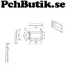 LCD display 0802A blå bakgrund, 8x2 tecken. Passar Arduino