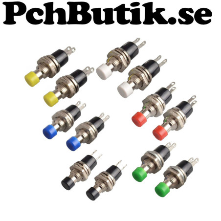 12-Pack mix, Push button switch PBS-110 Moment