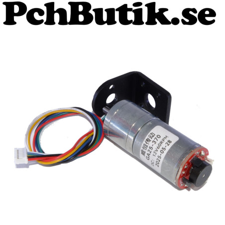 Utväxlad motor 60 rpm, 25GA-370