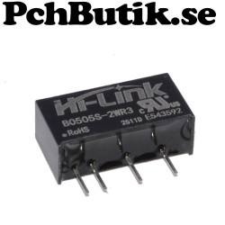 2 Watt DC-DC modul 5 Volt till 5 Volt isolerad