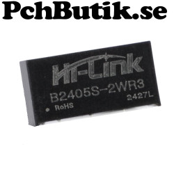 2 Watt DC-DC modul 24 Volt till 5 Volt isolerad