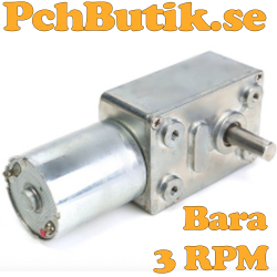 Motor med växel. 12 Volt 3RPM JGY370