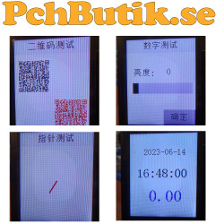 1.8 tum, TFT LCD Display, 5 mallar