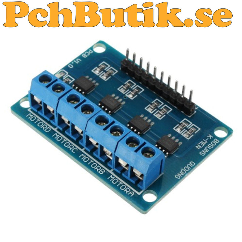 Modul med 4 st L9110S drivare