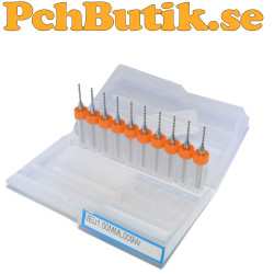10 pack, Borr 1.0mm för kretskort