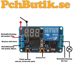 copy of Tidrelä, timer 12 Volt. Passar bil, båt och husvagn mm. TMR999