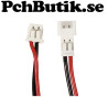 5 st. Micro JST XH1.25 2P hona med kabel, och hane med kabel